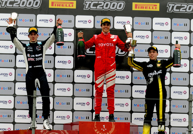 TC2000 - Parana 2017 - Carrera Sprint - Marcelo Ciarrocchi - Juan Cruz Acosta - Tomas Gagliardi Genne en el Podio