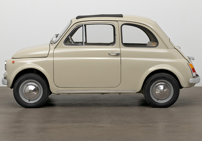 El Fiat 500 se convierte en una obra de arte moderna y se une a la coleccion permanente del MoMA en Nueva York