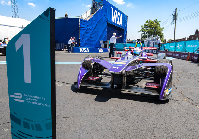 Formula E - Nueva York 2017 - Carrera 2 - Sam Bird - DS Virgin Racing