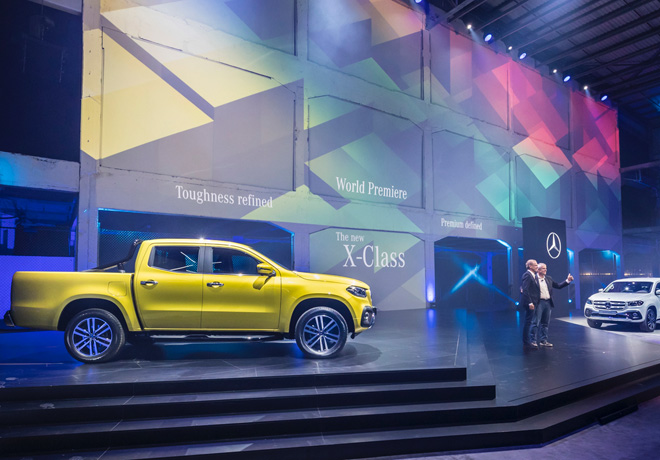 Mercedes-Benz produjo el lanzamiento mundial de la pick-up Clase X desde Ciudad del Cabo - Sudafrica