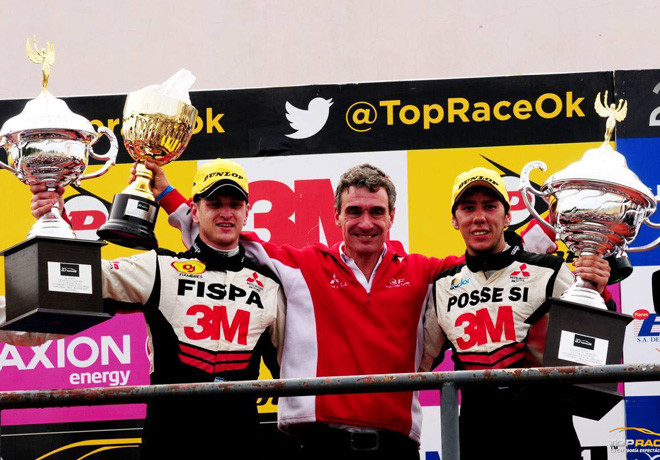 Top Race - Concordia 2017 - Carrera - Franco Girolami - Gabriel Furlan - Matias Rodriguez en el Podio