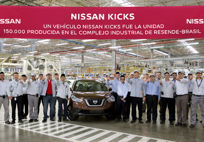 Nissan en Resende alcanza 150 mil unidades fabricadas