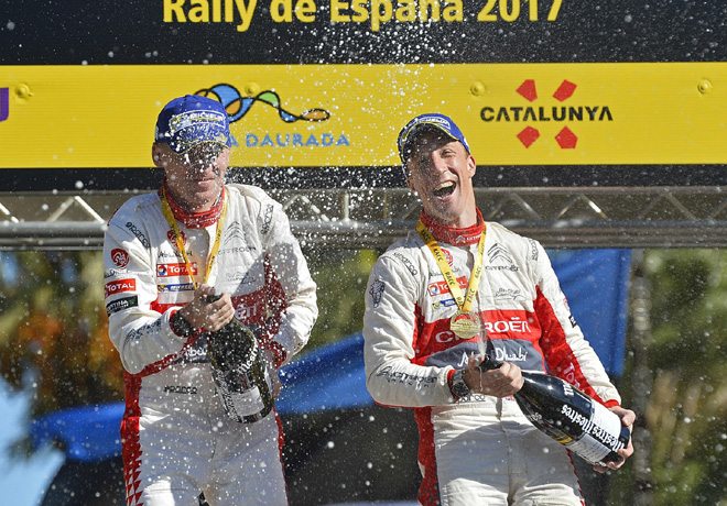 WRC - Catalunya 2017 - Final - Kris Meeke en el Podio
