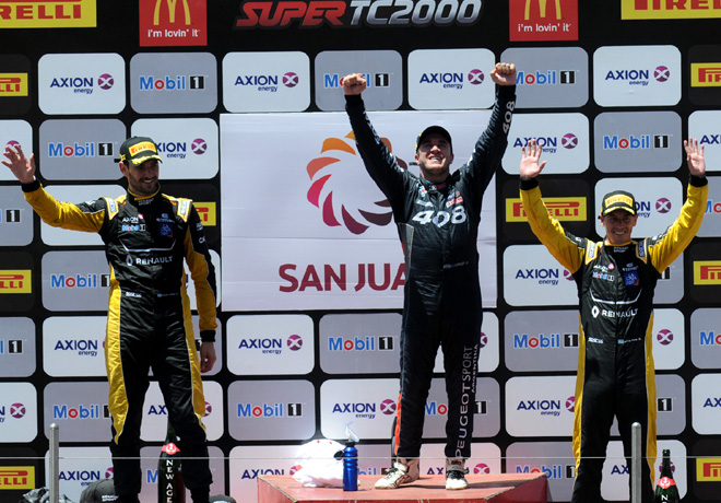 STC2000 - San Juan 2017 - Final - Facundo Ardusso - Mariano Werner - Leonel Pernia en el Podio