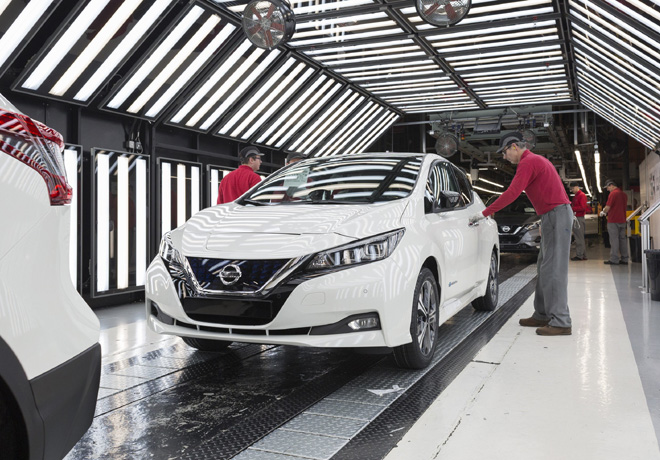 Comienza la produccion del nuevo Nissan LEAF en Europa