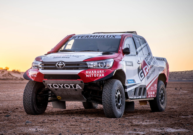 Toyota enfrenta el desafio de un nuevo Rally Dakar 2