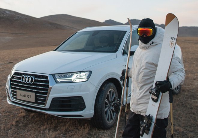 Audi y Candide Thovex desafian todo tipo de terreno