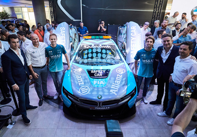 Formula E - Debut del Qualcomm Safety Car BMW i8 Coupe en Chile 1