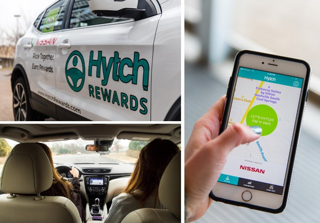 Nissan une esfuerzos con la plataforma Hytch para ofrecer una solucion de movilidad unica en su tipo