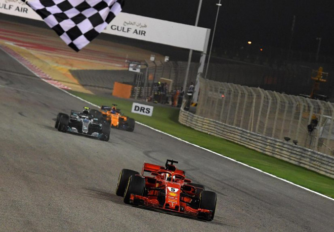 F1 - Bahrein 2018 - Carrera - Sebastian Vettel - Ferrari