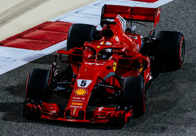 F1 - Bahrein 2018 - Clasificacion - Sebastian Vettel - Ferrari