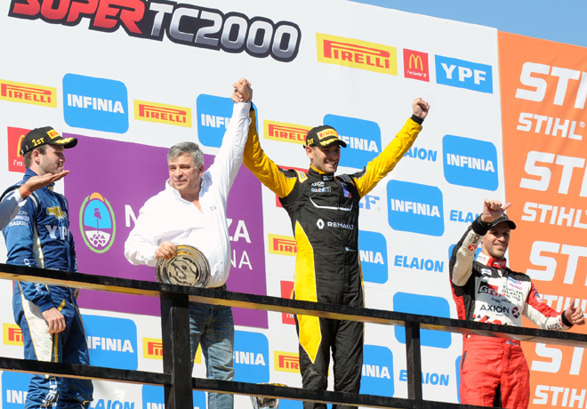 STC2000 - San Martin - Mendoza 2018 - Final - Agustin Canapino - Facundo Ardusso - Matias Rossi en el Podio