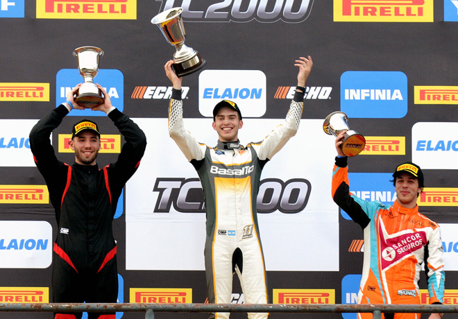 TC2000 - Concordia 2018 - Carrera Sprint - Gaston Cabrera - Santiago Mallo - Jose Manuel Sapag en el Podio