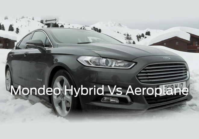 Reduciendo la huella de carbono: Desafío a los Alpes en un Mondeo Híbrido.