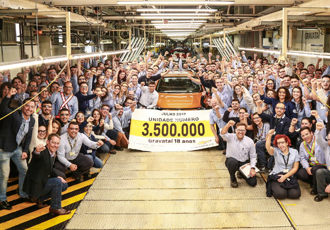 Planta de GM Mercosur en Gravatai -Brasil- cumple 18 anios