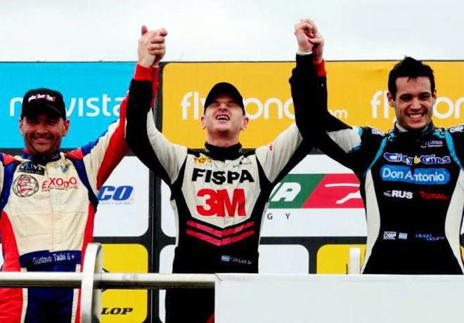 Top Race - La Plata 2018 - Carrera - Gustavo Tadei - Franco Girolami - Diego Azar en el Podio