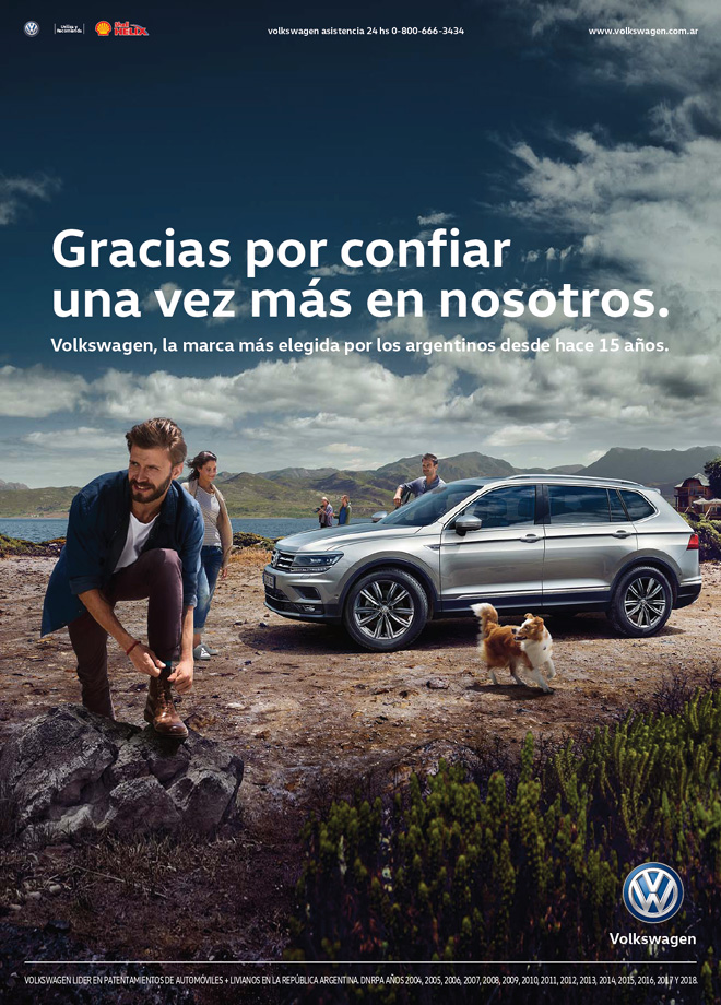 VW Argentina lleva 15 anios de liderazgo de mercado en el pais