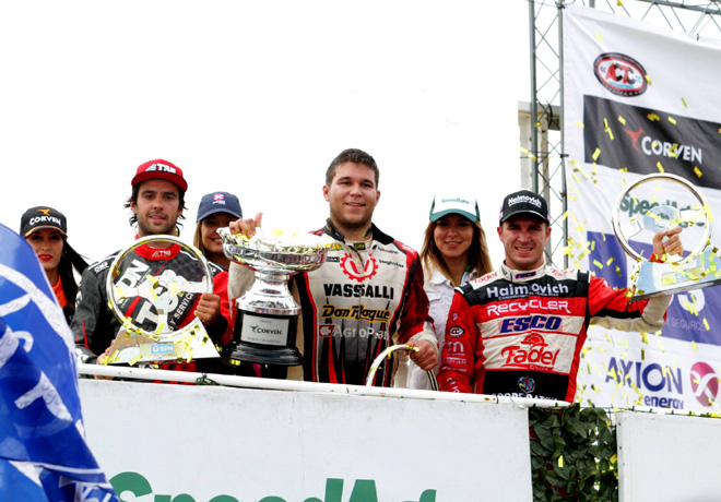 TC - Neuquen 2019 - Jose Manuel Urcera - Valentin Aguirre - Mariano Werner en el Podio