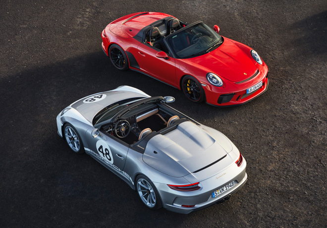 Porsche 911 Speedster y 911 Speedster con Heritage Design Package