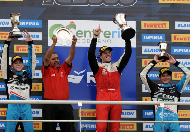 TC2000 - Concepcion del Uruguay - Entre Rios 2019 - Carrera Final - Martin Chialvo - Jose Manuel Sapag - Lucas Vicino en el Podio