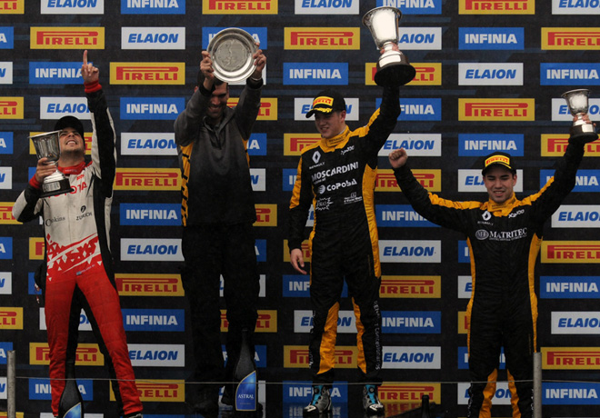 TC2000 - Rio Cuarto 2019 - Carrera Final - Sebastian Peluso - Nicolas Moscardini - Gabriel Gandulia en el Podio