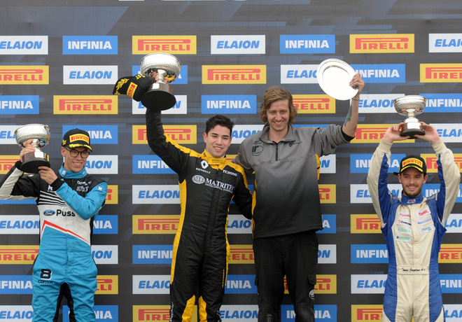 TC2000 - Rio Cuarto 2019 - Carrera Sprint - Gregorio Conta - Gabriel Gandulia - Tomas Cingolani en el Podio