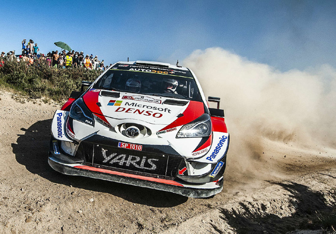 WRC - Portugal 2019 - Dia 2 - Ott Tanak - Toyota Yaris WRC