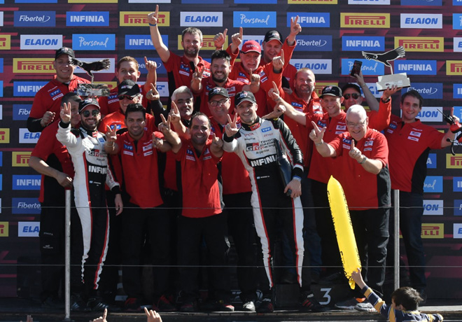 STC2000 - Salta 2019 - Carrera - Julian Santero - Matias Rossi y el equipo Toyota en el Podio