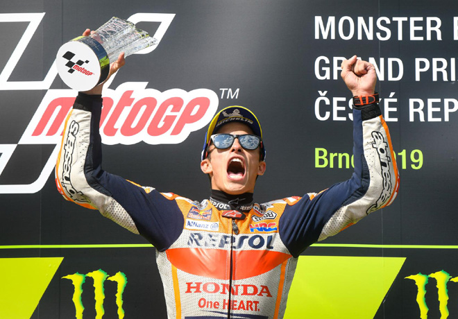 MotoGP - Brno 2019 - Marc Marquez en el Podio