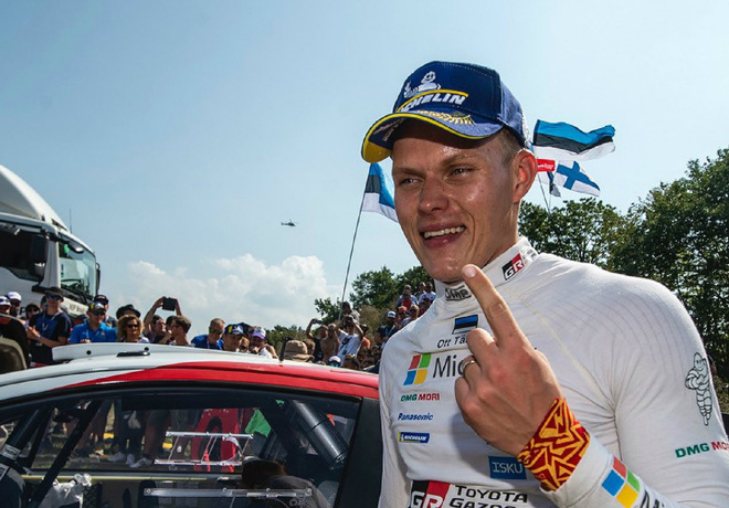 WRC - Alemania 2019 - Final - Ott Tanak en el Podio