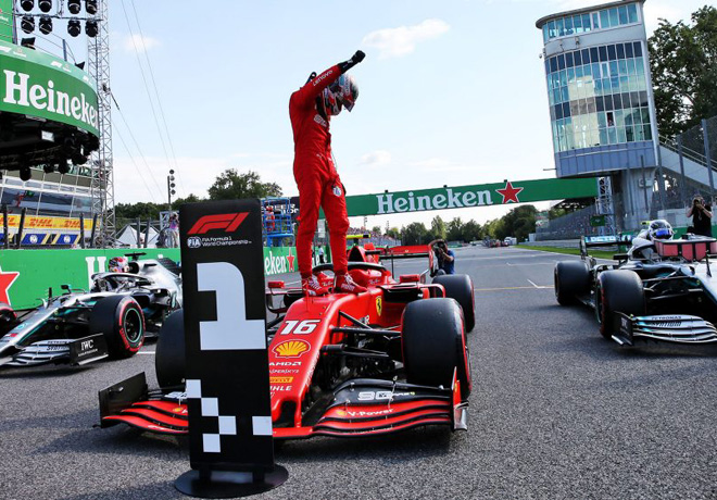 F1 - Italia 2019 - Clasificacion - Charles Leclerc - Ferrari