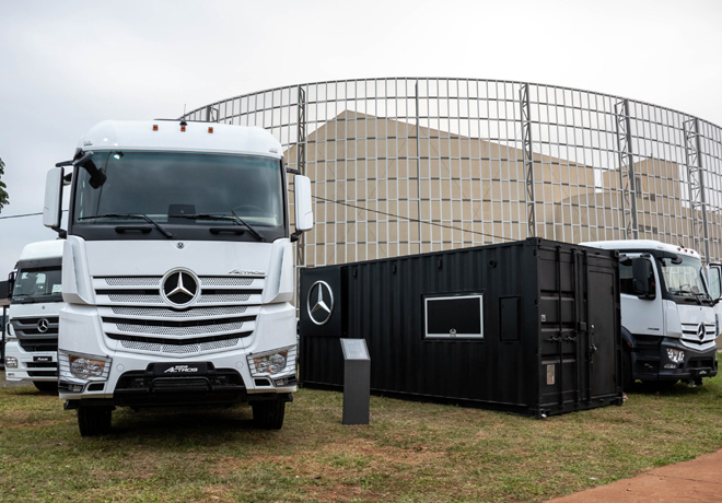 Mercedes-Benz camiones presento novedades para la Industria Forestal