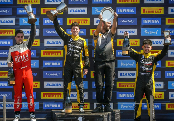 TC2000 - Rio Cuarto 2019 - Carrera Final - Juan Jose Garriz - Nicolas Moscardini - Rodrigo Lugon en el Podio
