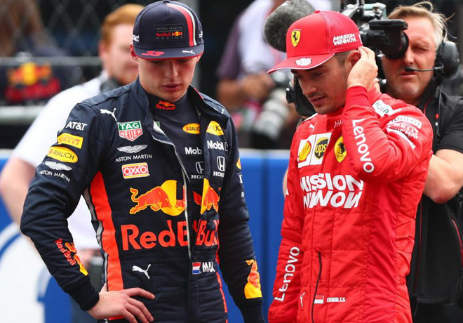 F1 - Mexico 2019 - Clasificacion - Max Verstappen y Charles Leclerc