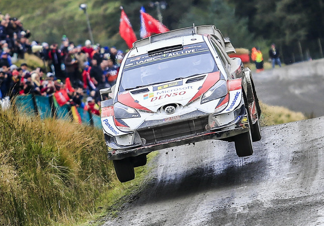 WRC - Gales 2019 - Dia 2 - Ott Tanak - Toyota Yaris WRC