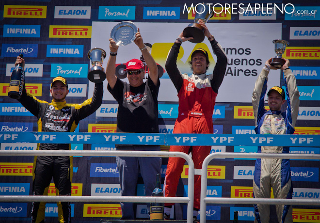TC2000 - Buenos Aires II 2019 - Carrera Final - Rodrigo Lugon - Jose Manuel Sapag - Tomas Cingolani en el Podio