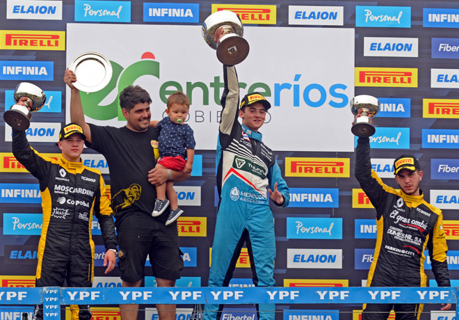 TC2000 - Parana 2019 - Carrera Sprint - Nicolas Moscardini - Lucas Vicino - Rodrigo Lugon en el Podio