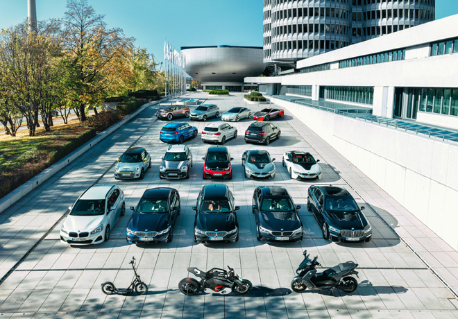 Medio millon de vehiculos electrificados de BMW Group en las calles