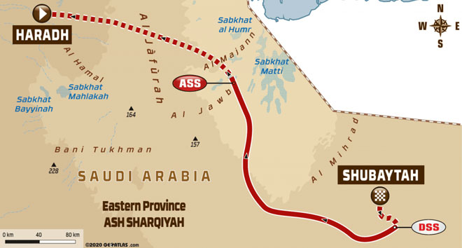 Dakar 2020 - Recorrido Etapa 11