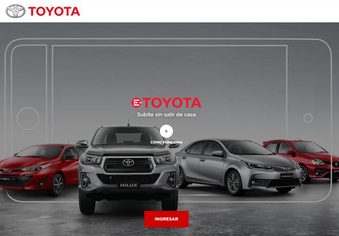 Toyota Argentina presenta e-Toyota, una plataforma para digitalizar la experiencia de los clientes.