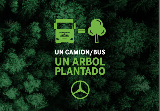 Mercedes-Benz Camiones y Buses se une a la celebración del Día Mundial de la Tierra.