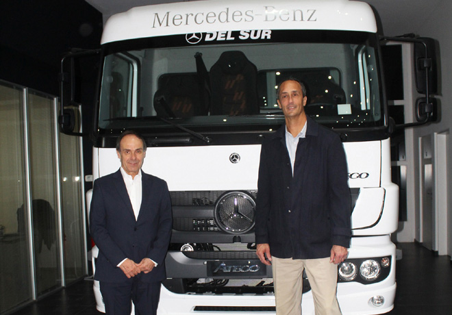 El concesionario Del Sur de Mercedes-Benz Camiones y Buses presenta su nueva imagen de marca.