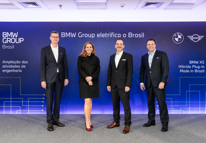 BMW Group está electrificando la planta brasileña de Araquari.