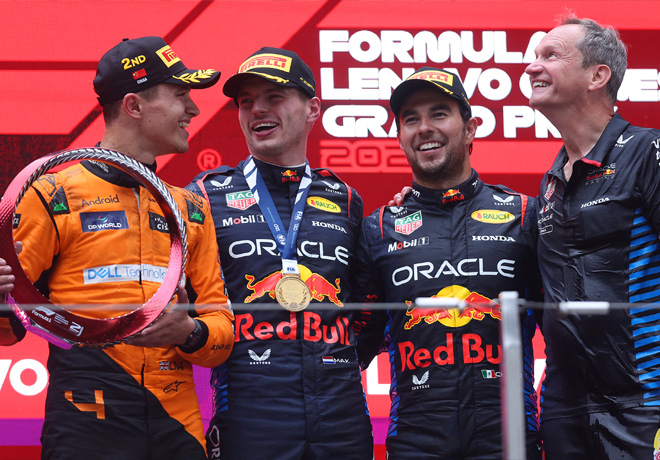 GP de China de Fórmula 1 – Carrera: Verstappen logra la victoria sobre Norris y Pérez.