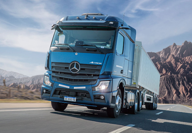 Seguridad, eficiencia y confort: Las características del camión Actros 2548 de Mercedes-Benz Camiones y Buses.