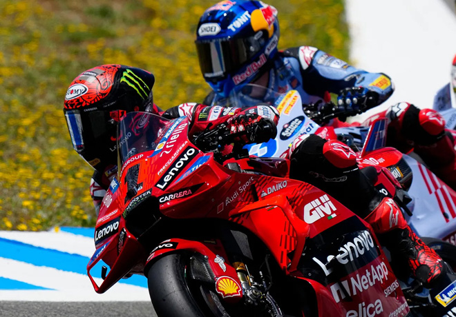 MotoGP en Jerez – Carrera: Bagnaia fue el ganador luego de una apasionante lucha con Márquez.