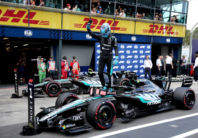 GP de Australia de Fórmula 1 – Clasificación: Mercedes consigue la primera fila de partida con Russell y Antonelli.