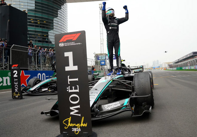 GP de China de Fórmula 1 – Carrera: ¡Qué fin de semana «Bambino»! Primera victorial de Antonelli. Colapinto terminó 10º y consigue su primer punto.