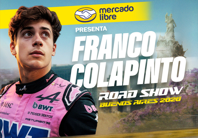 Fórmula 1: Franco Colapinto y BWT Alpine Formula One Team en un Road Show en Argentina.