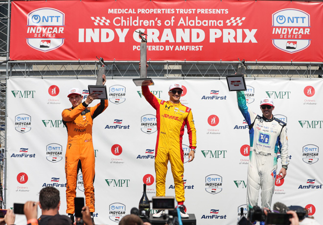 IndyCar Series en Birmingham – Carrera: Aplastante victoria de Alex Palou en Alabama.